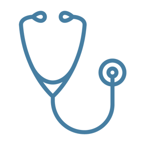 Icon of a stethoscope