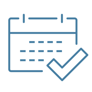 Icon of a calendar